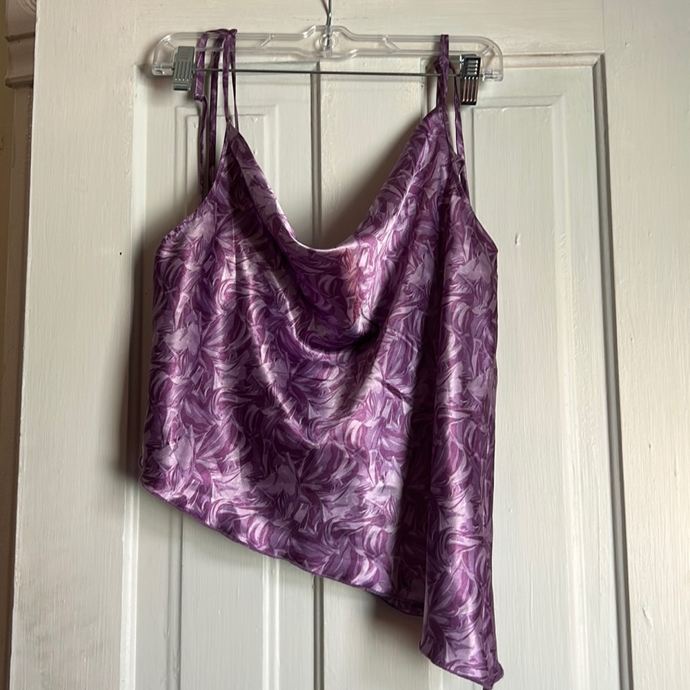 Silky lilac blouse